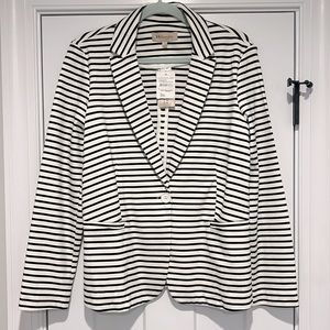 Philosophy Notch Collar One Button Blazer